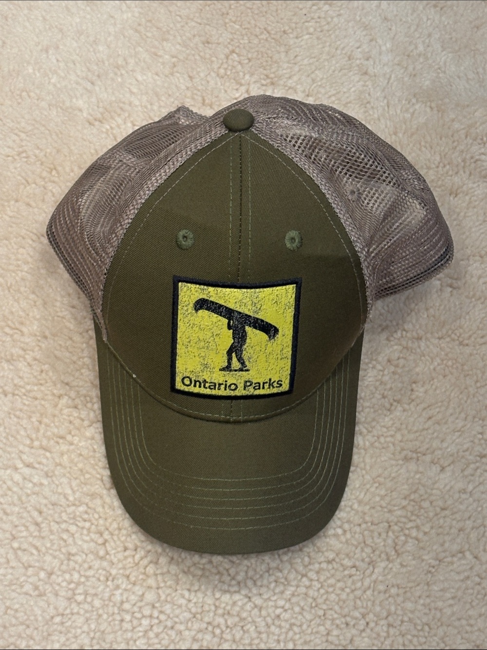 Ontario Parks Green Mesh-Back Trucker Cap